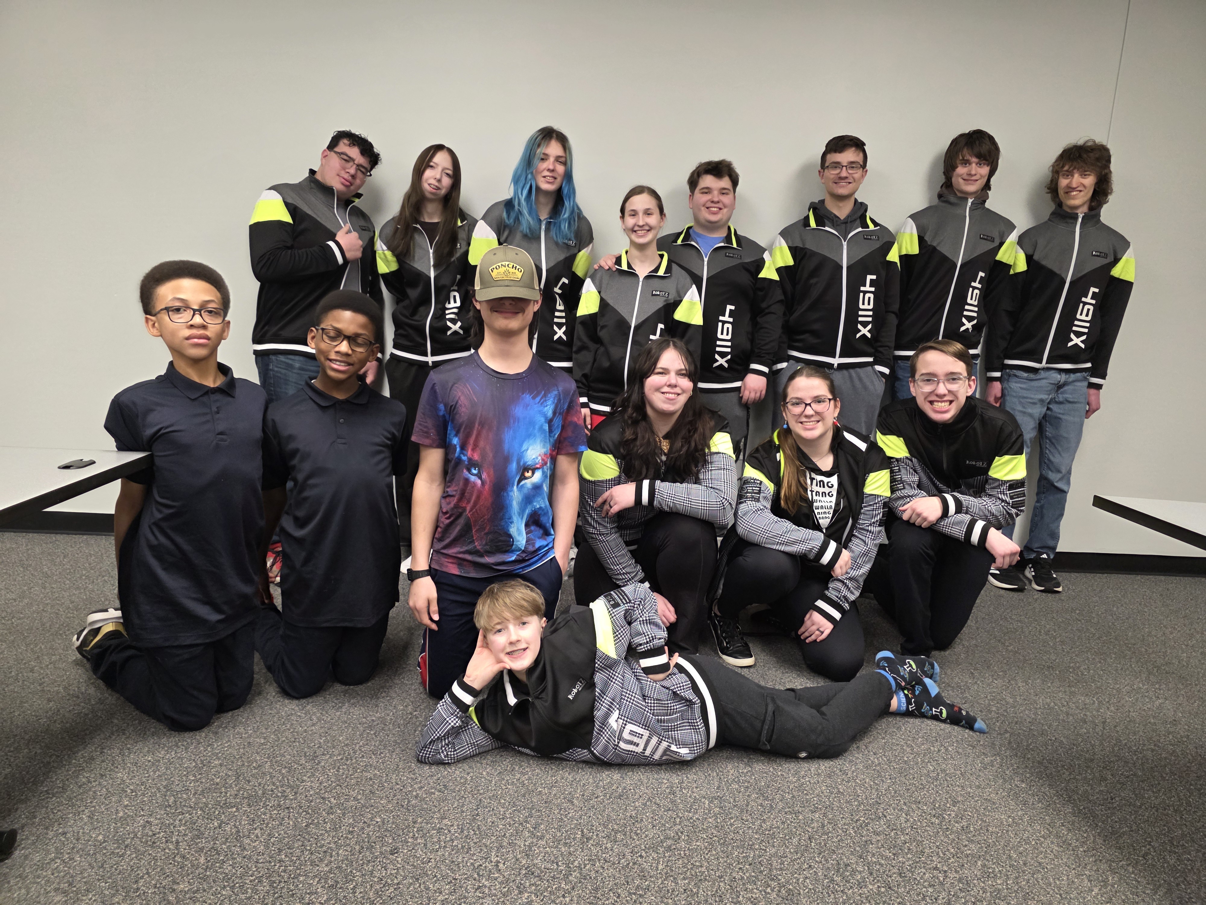 RoboTZ Team Photo - Building the Future Together